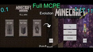 Full Minecraft bedrock edition 0 1 1j 1 17 11 Evolution