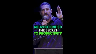 Neuroscientist: The Secret To Being Productive | Andrew Huberman #hubermanlab #shorts