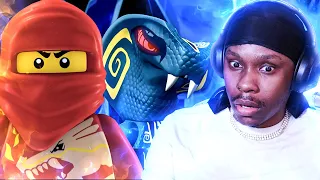 RISE OF THE SNAKES!! My First Time Watching LEGO NINJAGO Episode 1 REACTION