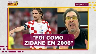 CASAGRANDE critica BRASIL em derrota para CROÁCIA: Modric desfilou no campo, como ZIDANE em 2006