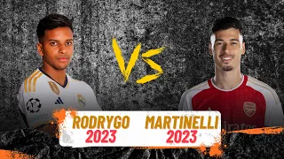 2023 Rodrygo 🆚 2023 Gabriel Martinelli