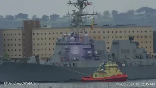 USS Kidd (DDG-100) Departs San Diego for Everett Homecoming