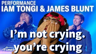 Iam Tongi & James Blunt perform Monsters TOGETHER??? | REACTION!