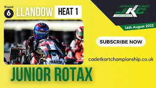 CKC 2022 | Round 6 - Llandow | Junior Rotax | Heat 1