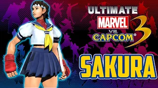 Ultimate Marvel vs Capcom 3 Mods: Sakura Release