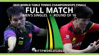 FULL MATCH | FAN Zhendong vs Dang QIU | MS R16 | #ITTFWorlds2023