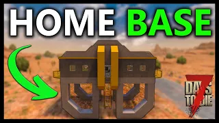 EASY Yet Simple HOME BASE Build - 7 Days To Die Alpha 21.