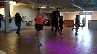 ORANGE & BLACK ZUMBA WITH NATY  WEDNESDAY 3 6 24 ANMR0000