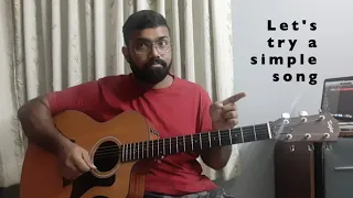 Happy Birthday Lesson (No talking) - Only on one string - Super Easy for Beginners under 1 minute