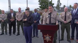 Watch Live: Officials provide update on a shooting in West Covina that left an LA County sheriff’s d