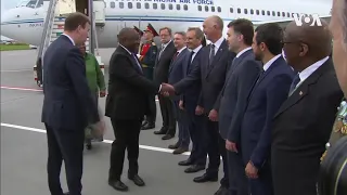 African Leaders Arrive in Russia for Summit