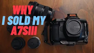 I sold my Sony A7Siii for a Black Magic 6K Pro