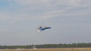 Blue Angels Sneak Pass Pensacola NAS 11/1/22