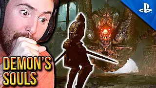 Asmongold Reacts to Demon’s Souls - NEW Gameplay Trailer | PS5
