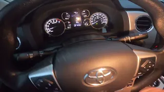 How to Reset Tire Pressure Indicator in Toyota Tundra II ( 2007 - now )