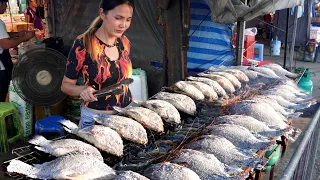 Amazing! Grilled Fish with Charcoal - Sold out Fast in 2 hours | Thai Street Food