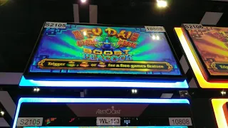 12 Total Free Games Playing Aristocrat Fu Dai Lian Lian Boost Peacock Slot Machine. Lost Everything.