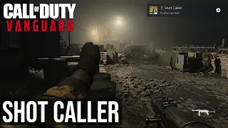 Shot Caller Trophy (As Arthur, Give 15 Different Commands To Your Allies) Call of Duty Vanguard