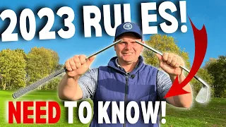 NEW GOLF RULES 2023 | The 5 Most Important CHANGES!