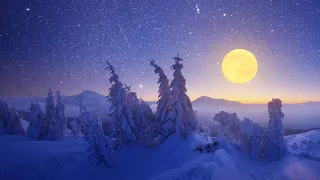 Relaxing Piano Music & Beautiful Winter Photos for Stress Relief, Sleep, Meditation around Christmas