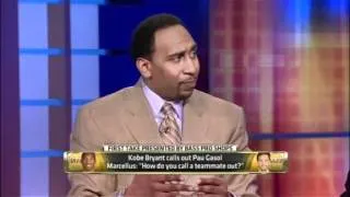 First Take Discusses Kobe Bryant Calling Out Pau Gasol