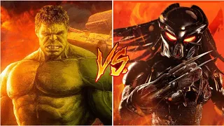 Halk vs Predator / kim kuchli ? / Qaysi personajni kuchli deb oʻylaysiz ? / #batlfire #marvel #dc