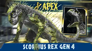 SCORPIUS REX GEN 4 AS A NEW APEX BOSS!? - Jurassic World: Alive | Ep. 37