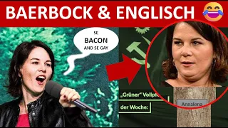 💥Baerbock-  Best of Englisch 😂💥 SE GLASS is HALB EMPTY