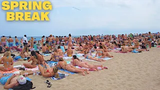 4K Spring Break 2023 WALK Through MASSIVE CROWDS Fort Lauderdale Beach, FL