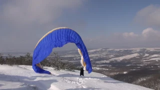 Параплан, старт, ротор, гора Гудзева