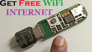 unlimited broadband your old USB modem for free internet wifi data free fast