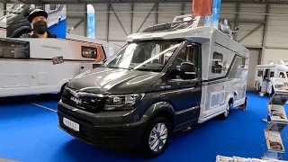 Knaus Van TI 650 MEG edition Vansation MAN TGE 3.180 RV Camper Van walkaround and interior K1308