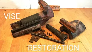 Jak Odnowić Stare Imadło [ How to fix old vise ] szybka Renowacja