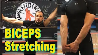 How to do after workout biceps stretching