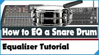 Snare Drum EQ - Mixing Tips - Live Sound & Recording Tutorial