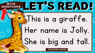 LET'S READ! | READING COMPREHENSION | PRACTICE READING ENGLISH | TEACHING MAMA