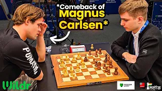 When Magnus Carlsen plays like Mikhail Tal | Carlsen vs Sarana | World Blitz 2023