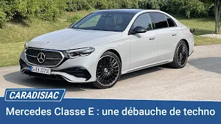 Essai - Mercedes Classe E (2023) : toujours plus techno