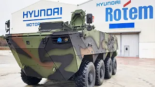 Mass production of Hyundai Rotem K808 KW2 Command Post Vehicle