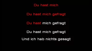 Rammstein - Du Hast (instrumental with lyrics)