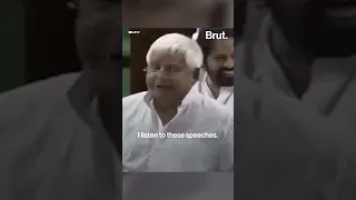 A throwback video of Lalu Yadav from Lok Sabha…