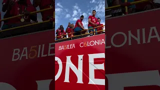 Autobús celebración Sevilla FC por su séptima Europa League