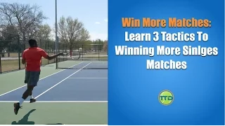 Tennis Singles Strategies: Win More Singles Matches