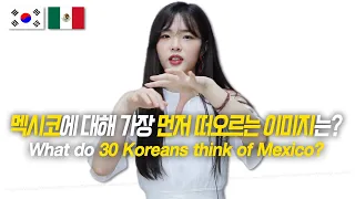 What 30 Koreans Think of Mexico? / Hoontamin