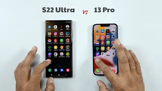 Samsung S22 Ultra vs iPhone 13 Pro | Speed Test