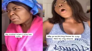 Me VS Mom Funny Tik Tok Compilation Robinson Halle 2020 #1