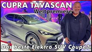 CUPRA Tavascan - Weltpremiere des besten Elektro SUV Coupe? | Daten Fakten Test Review Deutsch 2023