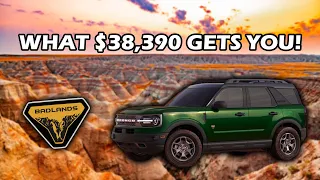 2024 FORD BRONCO SPORT BADLANDS - All Standard and Optional Equipment