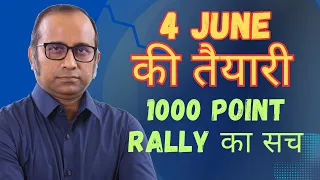 4th June Election Result की तैयारी  कैसे करें ? Nifty 1000 Point Rally का सच  #bulltrack