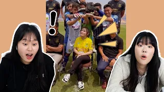 Terkejut mendengar bahwa dia adalah pemilik tim sepak bola | Korean react to Prilly Latuconsinan
